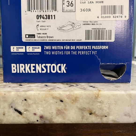 Birkenstock Brown Leather Sandals - Picture 5 of 7